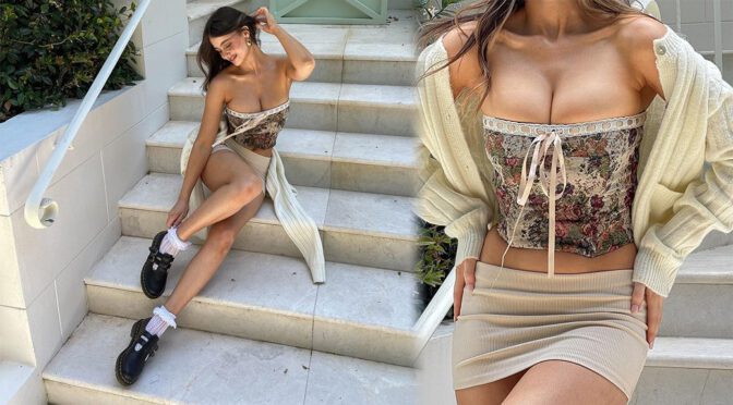 Ella Cervetto Unleashes Allure: Mesmerizing Boobs and Sexy Legs Exposed!