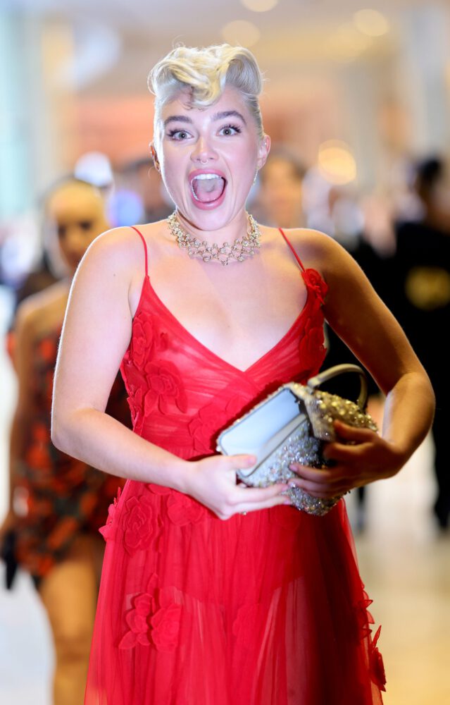 Florence Pugh Sheer Dress Breasts Nipples