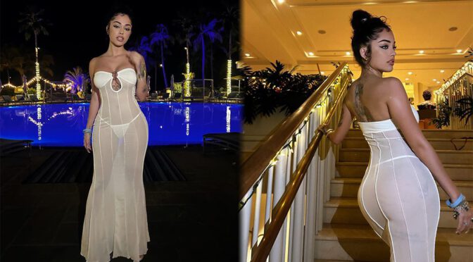 Malu Trevejo Stuns in Revealing Sheer Dress: A Dazzling Display of Sensuality