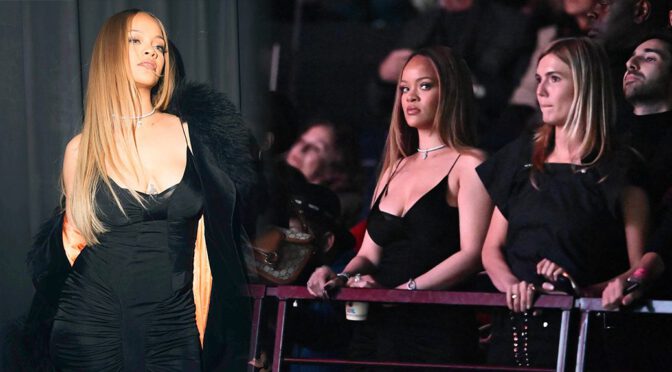 Rihanna’s Breathtaking Display: Jaw-Dropping Cleavage at ‘Le Gala des Pièces Jaunes’!