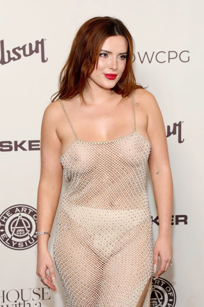 Bella Thorne Heaven Gala See Through Nipples Boobs