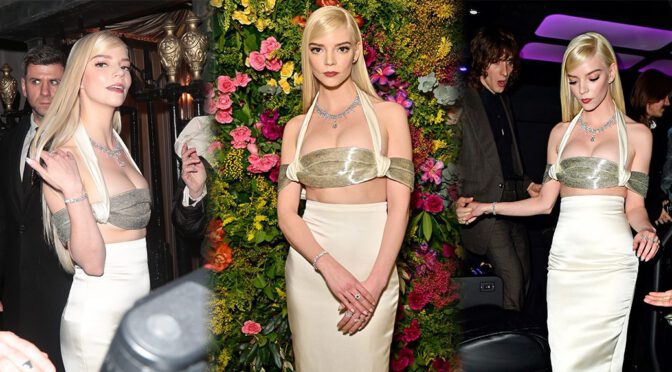 Anya Taylor-Joy Stuns in Revealing Attire at British Vogue and Tiffany & Co. Fashion Event!