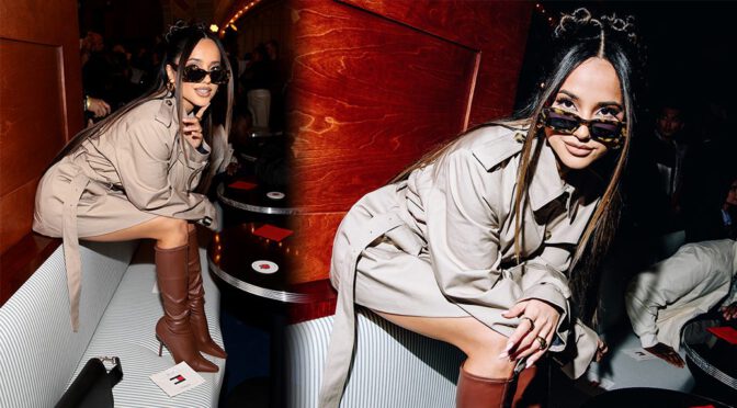 Experience Becky G’s Glamour at Tommy Hilfiger Show – A Sight to Behold in NYC!
