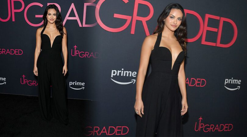 Captivating Curves: Camila Mendes Graces ‘Upgraded’ Screening in Ravishing Low-Cut Dress