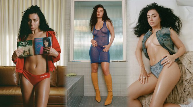 Provocative: Charli XCX Graces The Face Magazine, Revealing Bare Breasts and Nipples in Sultry Photoshoot! (NSFW)