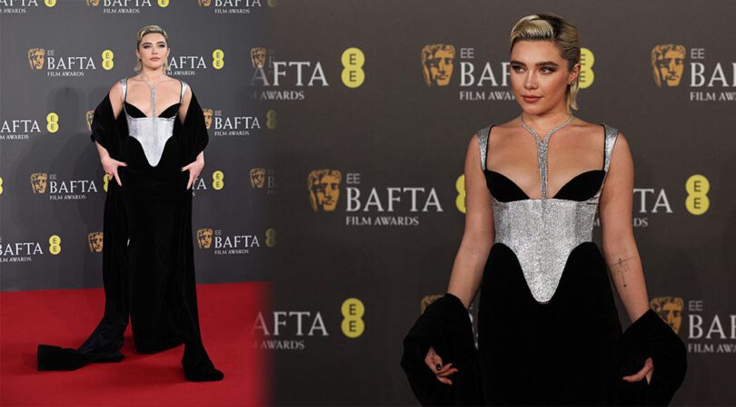 Breastacular Beauty: Florence Pugh Stuns in Cleavage-Baring Attire at EE BAFTA Film Awards 2024