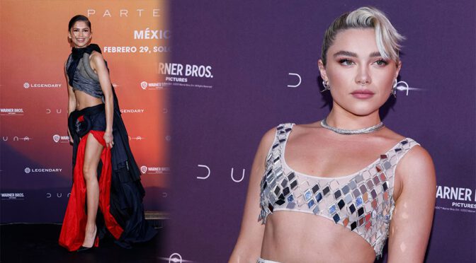 Stunning Florence Pugh and Zendaya Graces ‘Dune: Part Two’ Photocall in Mexico City!
