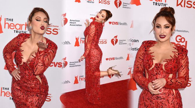 Curvy Goddess Alert: Francia Raisa’s Red Dress Perfection Unleashed!