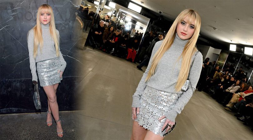 Sizzling Style Alert: Kathryn Newton’s Mini Skirt and Leg Game Steals Spotlight at NYFW!