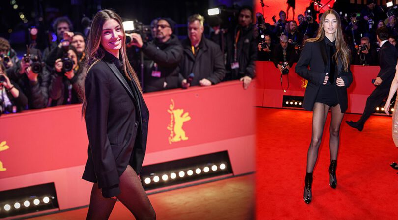 Black Stocking Seduction: Lorena Rae’s Sensational Look at Berlinale