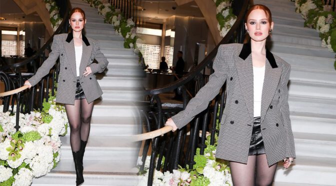 Madelaine Petsch’s Gorgeous Gams Take Center Stage in Beverly Hills Bash!