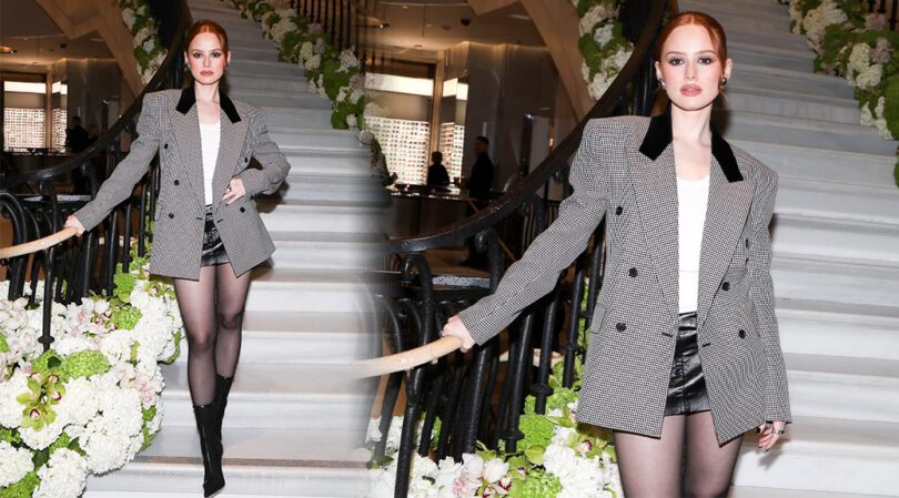 Madelaine Petsch’s Gorgeous Gams Take Center Stage in Beverly Hills Bash!
