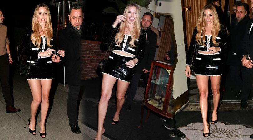 Margot Robbie’s Jaw-Dropping Mini Skirt Moment: Legs That Define Glamour!