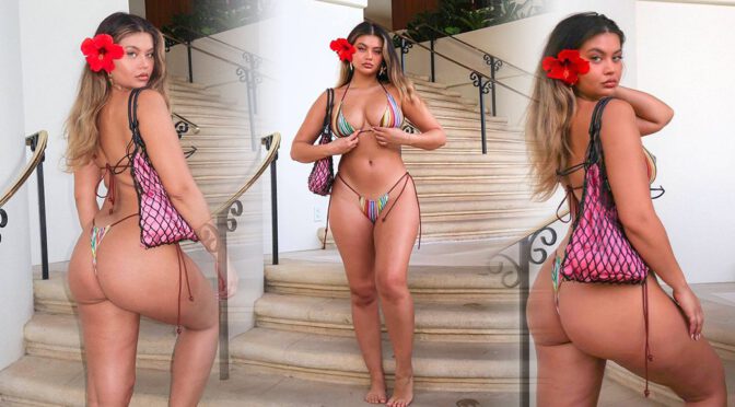 Sofia Jamora Sizzles in Thong Bikini: Witness Her Jaw-Dropping Big Ass!
