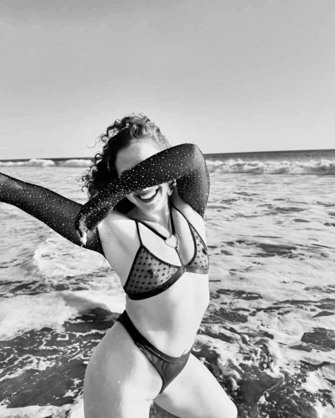 Dora Madison Burge Provocative Beach Expose