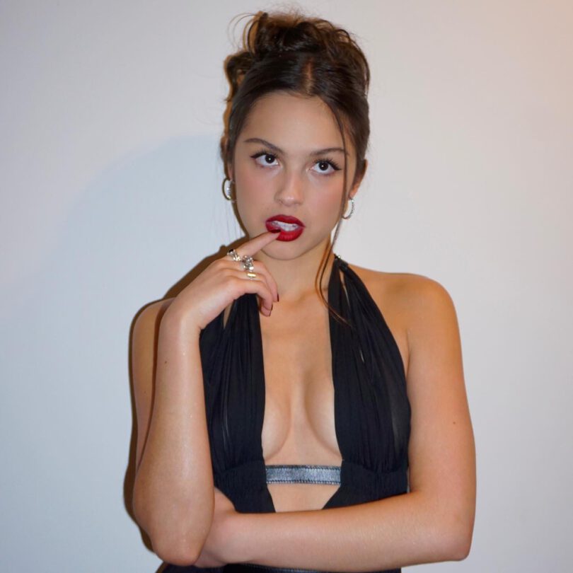 Olivia Rodrigo Braless Thong Panties