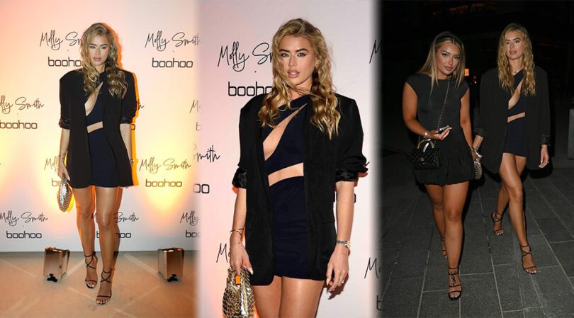 Arabella Chi Sets Manchester Ablaze with Sizzling Revealing Outfit at Boohoo Collection Launch!