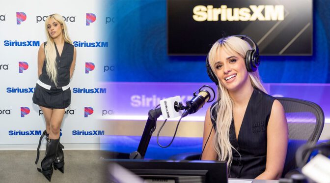 Sizzling Hot: Camila Cabello Rocks Mini Skirt and Boots at SiriusXM Studios