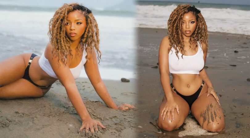 Dazzling Display: Chloe Bailey’s Gorgeous Body Takes Center Stage in Beach Photos