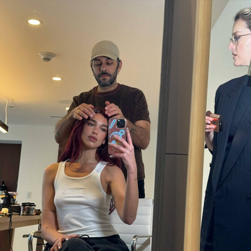 Dua Lipa Braless Pokies