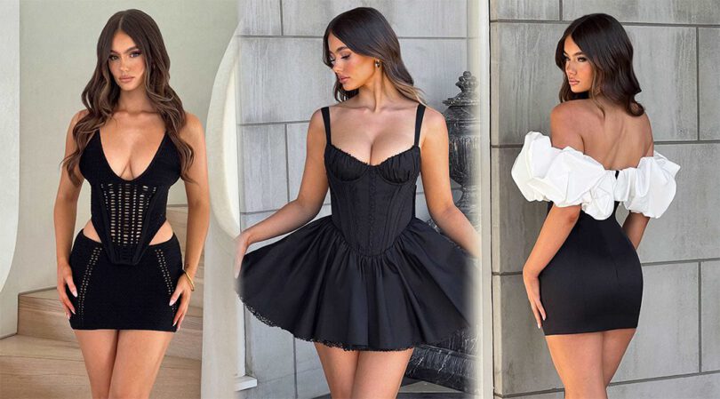 Sultry Seduction: Ella Cervetto Stuns in Sexy Dresses for BABYBOO Fashion 2024