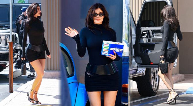 Kylie Jenner Wows in Curve-Hugging Mini Dress, Setting LA Streets Ablaze!