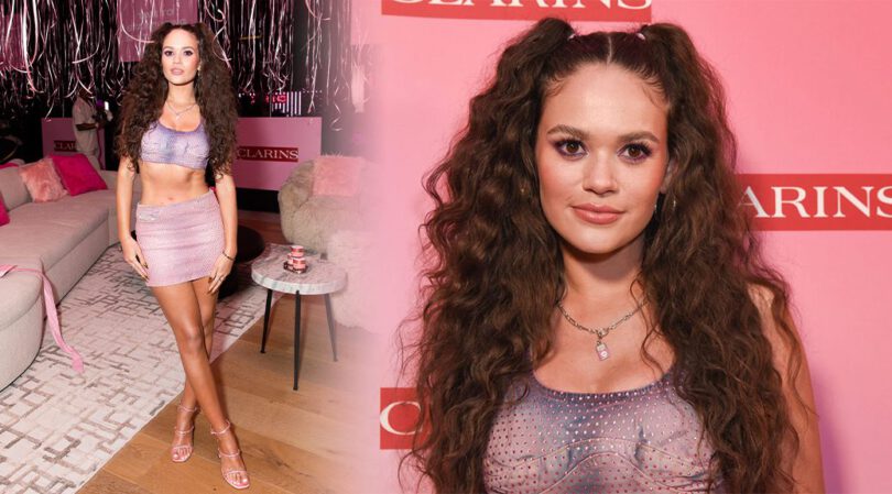 Legs for Days: Madison Pettis Stuns in Tiny Mini Skirt at Clarins Event!