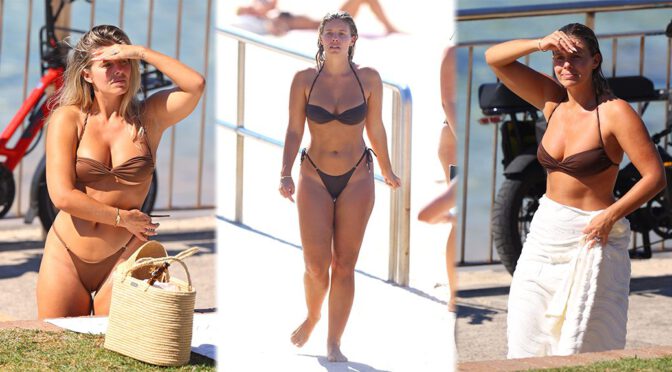 Unleash the Heat: Natasha Oakley’s Bikini Delight at Bondi Beach!