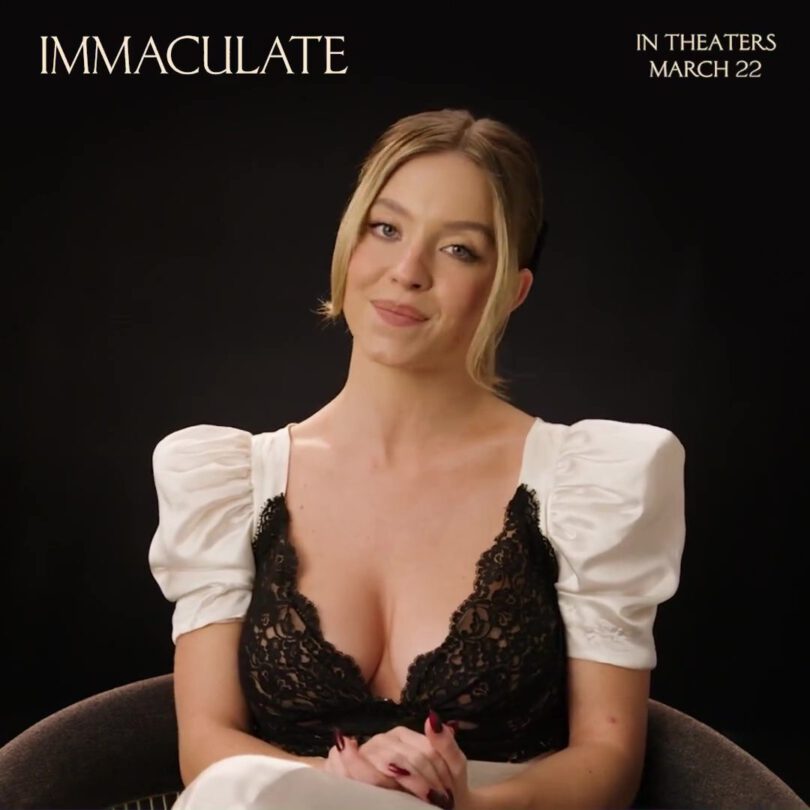 Sydney Sweeney Big Cleavage