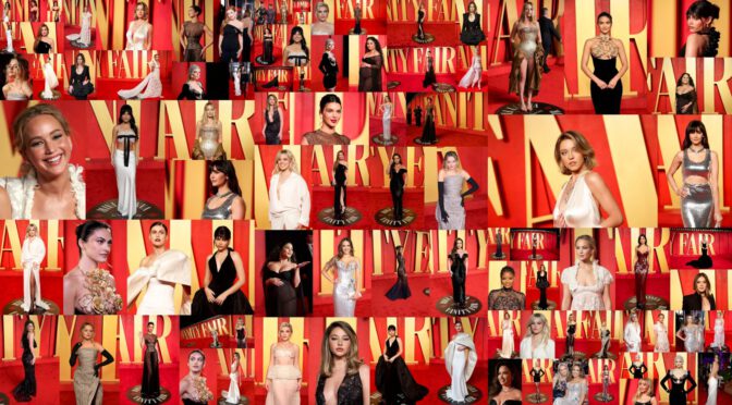 Provocative Glamour: A Look Inside the 2024 Vanity Fair Oscar Party