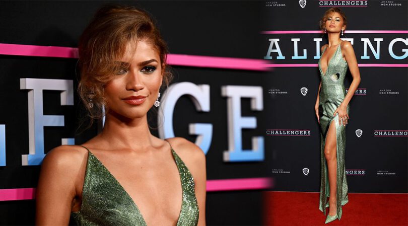 Zendaya Stuns in Jaw-Dropping Revealing Dress at ‘Challengers’ Premiere: Sexy Legs and Cleavage On Full Display!