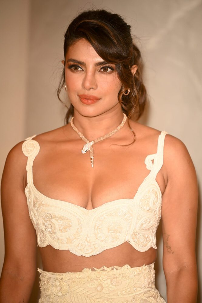 Priyanka Chopra Spectacular Breasts Bulgari Mumbai