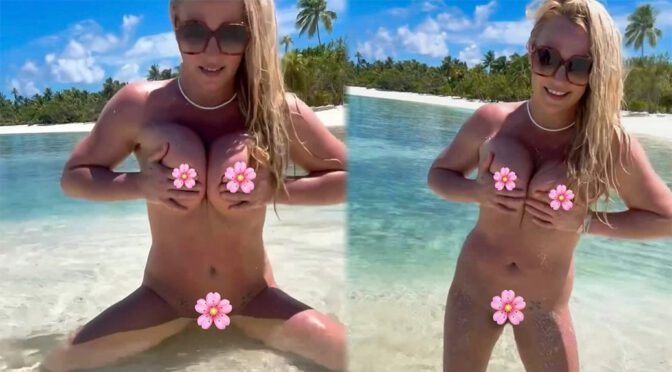 Scandalous Revelation: Britney Spears Bares All in Shocking Beach Photoshoot