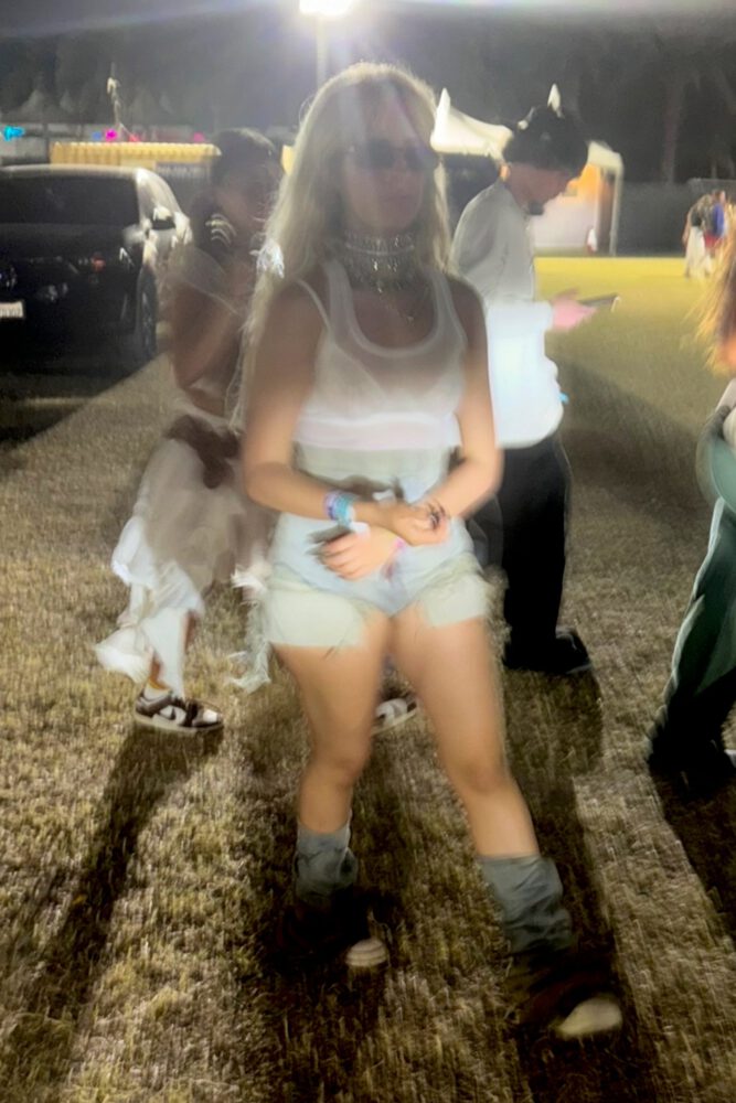 Camila Cabello Coachella White Bra See Through