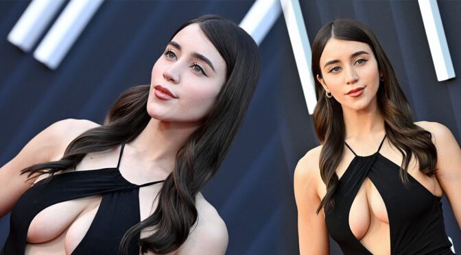 Jaw-Dropping: Caylee Cowan’s Spectacular Braless Look at ‘Ripley’ Premiere
