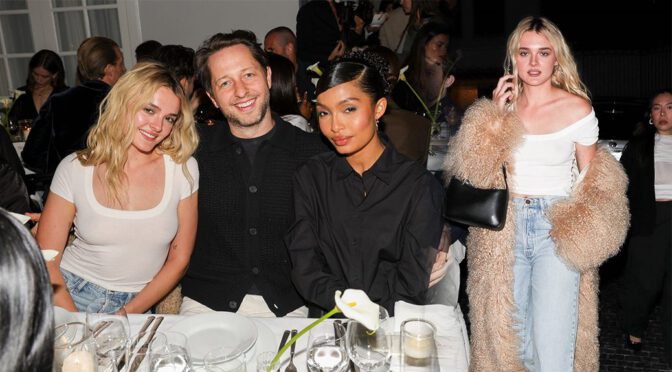 Charlotte Lawrence’s Braless Look Dazzles at FRAME & Amelia Gray Dinner in Los Angeles