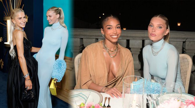 Elsa Hosk’s Braless Glam: Sizzling Sight at Tiffany & Co. Blue Book 2024 Unveiling in Beverly Hills