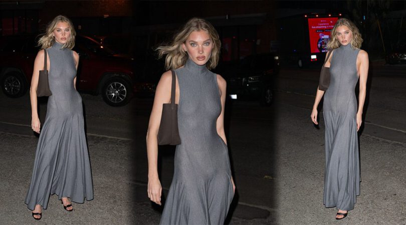 Sensational Elsa Hosk Goes Braless, Flaunts Sexy Body at Vinivia App Launch