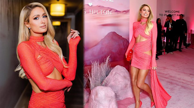 Paris Hilton Stuns with Sizzling Body and Sexy Legs at Tan-Luxe Launch