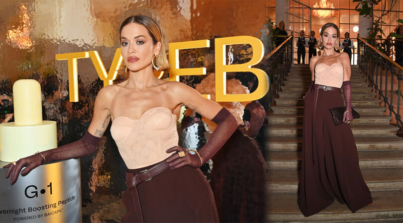 Rita Ora Flaunts Sexy Cleavage at TYPEBEA Launch in London!