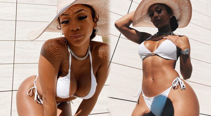 Saweetie’s Sizzling Bikini Showcase: Embrace the Heat of Her Curvy Body and Big Boobs!