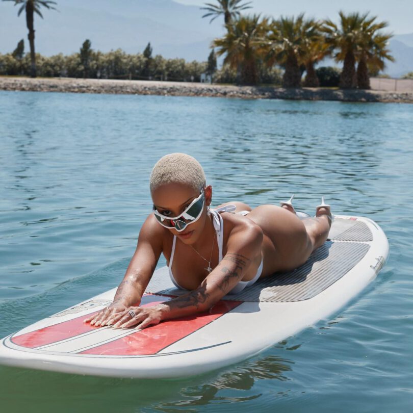 Doja Cat Surfboard Thong Swimwear
