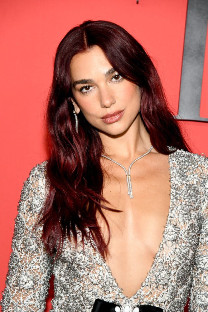 Dua Lipa Braless Time Gala