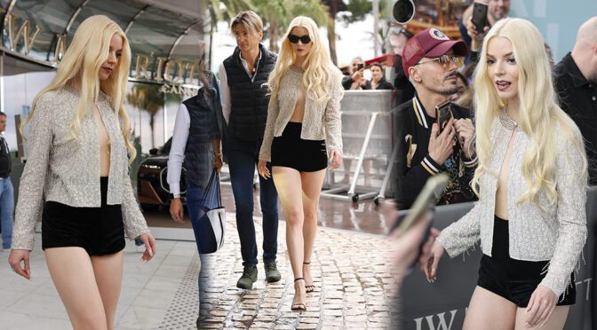 Gorgeous Anya Taylor-Joy Flaunts Braless Beauty at Cannes Film Festival