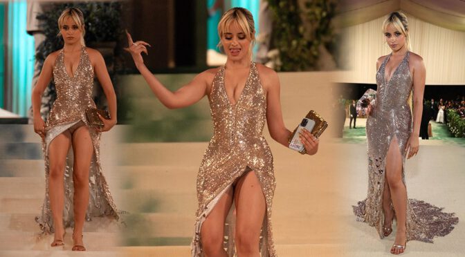 Camila Cabello’s Oops Moment: Revealing Upskirt at Met Gala Stuns Crowd!