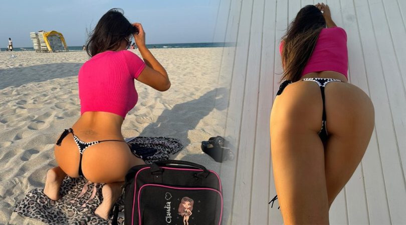 Thong-tastic! Claudia Romani Shows Off Her Perfect Ass and Sexy Body