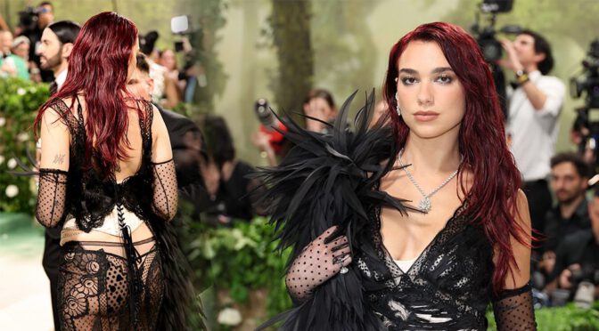 Dua Lipa’s Jaw-Dropping Met Gala Appearance: Cleavage and Bare Ass on Full Display!