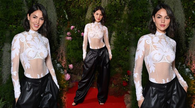 Eiza González Dazzles in Sexy Bra and Sheer White Top at BAFTA Television Awards!