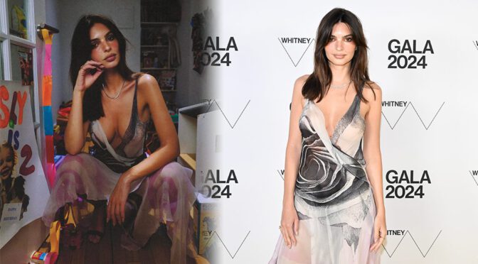Sexy Sensation: Emily Ratajkowski Reveals Braless Perfection in Sheer Dress