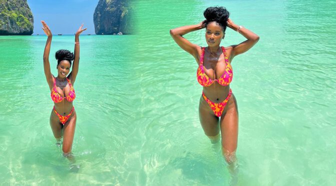 Ravishing Princia G Bares All: Sexy Bikini Display with Eye-Popping Big Boobs!